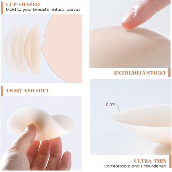 Silicone Trifabricy Nipple Covers - Picture 3 of 4